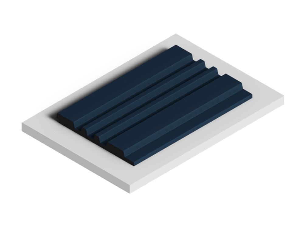 Стеновая панель HiWood декорированная, 270x12 см