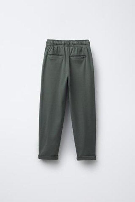 ZARA БРЮКИ COMFORT НА РЕЗИНКЕ, ХАКИ