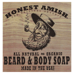 Honest Amish, Оригинальное мыло для бороды и тела, 1 шт.
