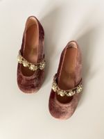 Велюровые туфли Pretty Ballerinas, 24