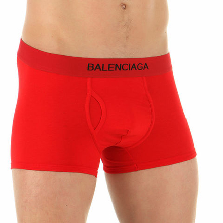 Мужские трусы хипсы красные BALENCIAGA Red