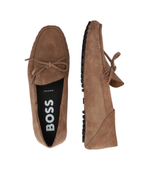 Кожаные мокасины driver_mocc_sdl BOSS BLACK - коричневый(50485520)