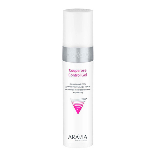 Очищающий гель для чувствительной кожи склонной к покраснениям и куперозу Aravia Professional Couperose Control Gel 250мл