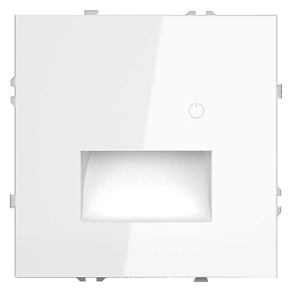 Подсветка светодиодная встраиваемая Voltum S70 с датчиком, (белый глянцевый) VLS070701