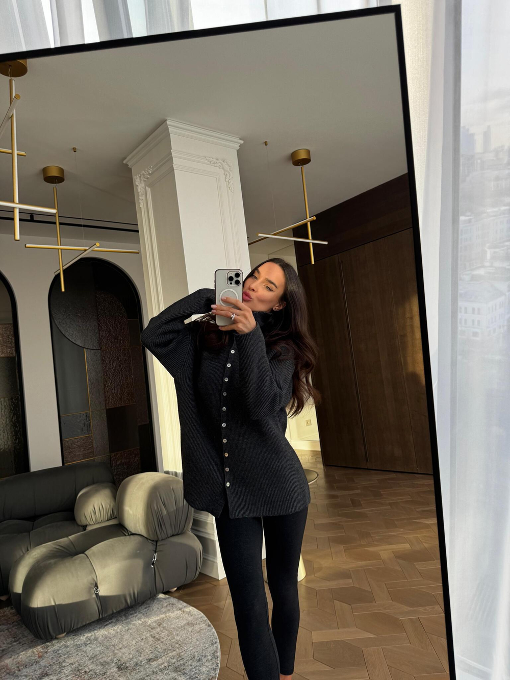 Кардиган на пуговицах