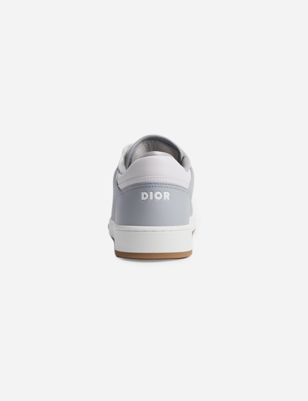 Кроссовки Dior B27 Uptown Low-Top Sneaker "Gray and White Smooth Calfskin with Beige and Black Dior Oblique Jacquard"