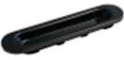 Ручка для раздвижных дверей Овал (без замка), черные