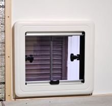 Окно сдвижное Mobile Comfort W5045SR 500x450 мм, штора рулонная, антимоскитка