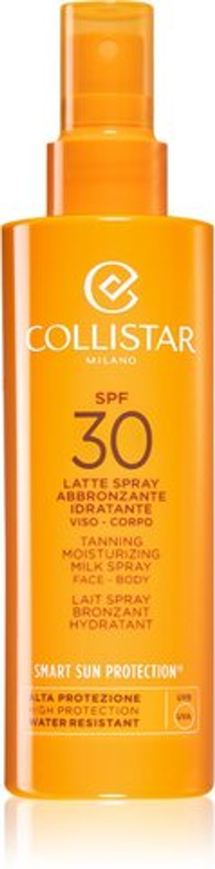 Collistar Smart Sun Protection Tanning Moisturizing Milk Spray SPF 30 - солнцезащитный спрей SPF 30 /   200  ml  / GTIN 8015150262446