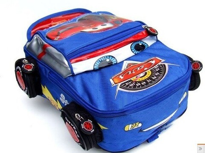 Рюкзак детский в виде автомобиля из мультфильма "Тачки"