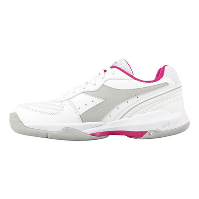 Женские теннисные кроссовки Diadora S.Challenge 4 SL Carpet Shoe Women - White, Grey