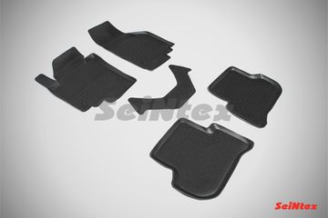 Резиновые коврики в салон Skoda Yeti (2009-2018) "Высокий борт"