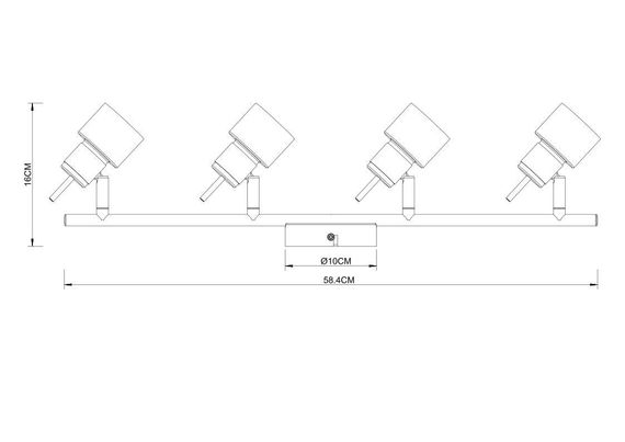 Спот Arte Lamp Almach A1906PL-4WH