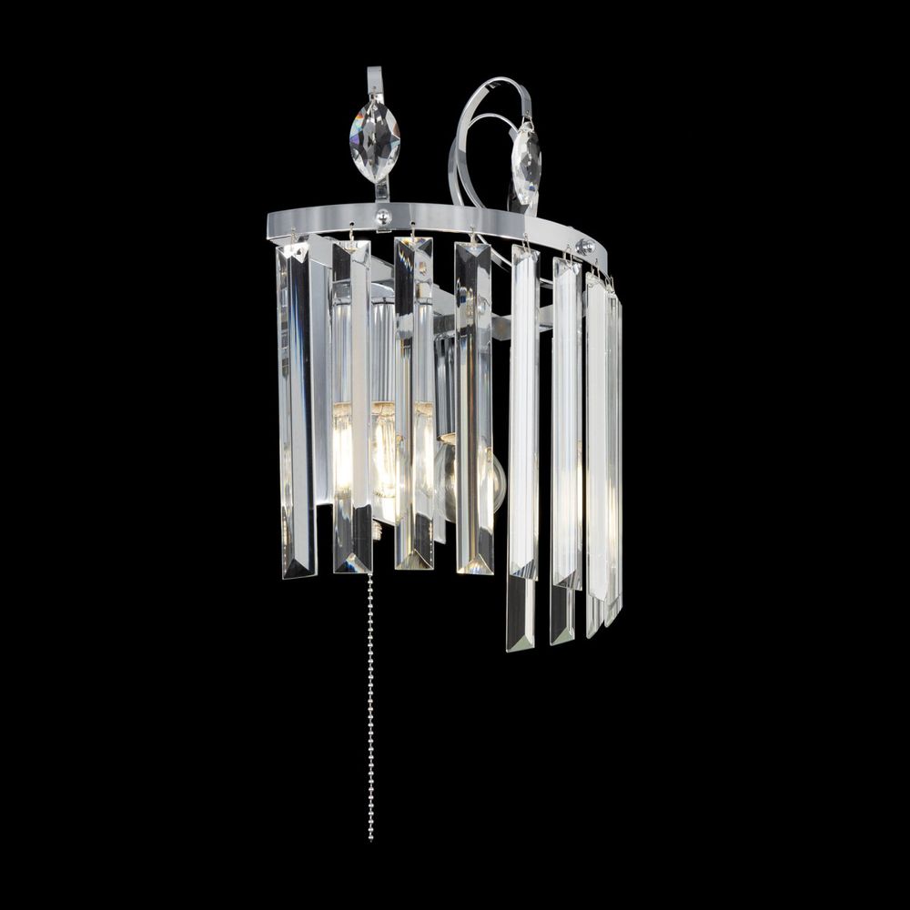 Citilux Инга CL335321 Бра хрустальное с выключателем Хром