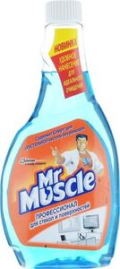 Средство для мытья стекол и зеркал Mr. Muscle Профессионал со спиртом, запаска (500 мл)