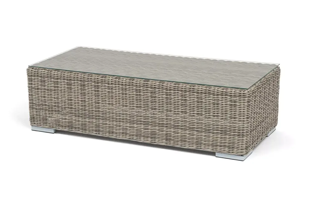 "Боно" журнальный столик из искусственного ротанга, цвет бежевый