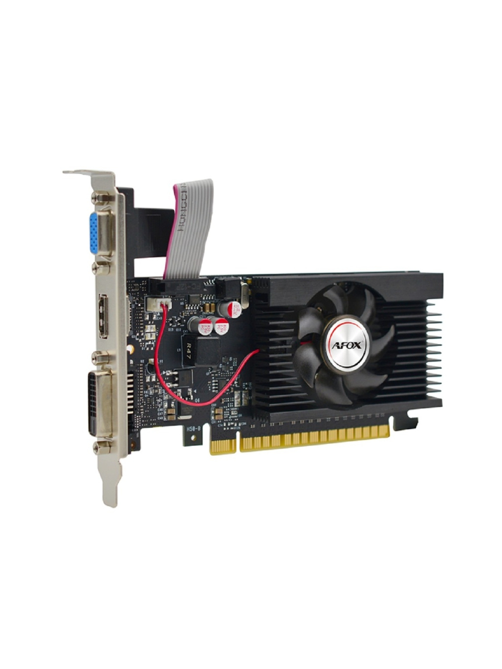 Видеокарта AFOX GT710 4GB 64bit DDR3 VGA/DVI/HDMI LP 1FAN (AF710-4096D3L5-V3) RTL