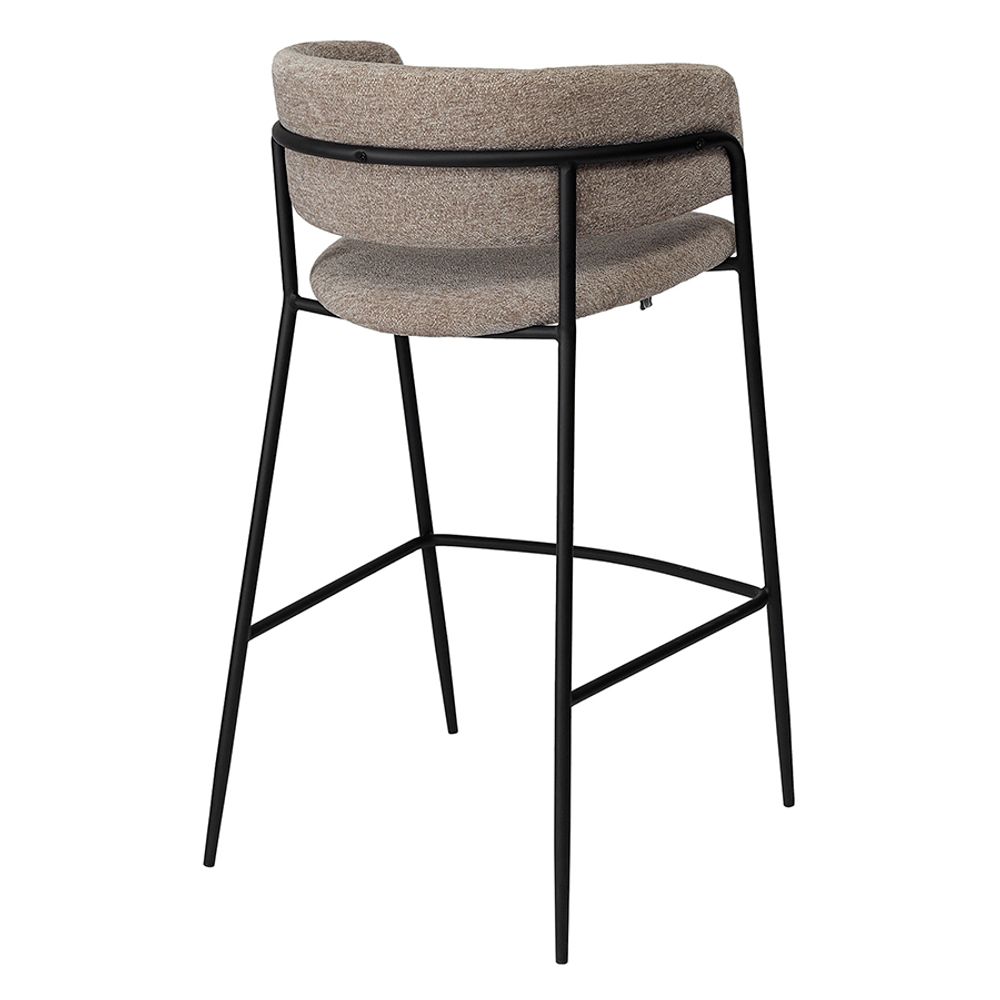 Стул барный Helning, мягкий шенилл, капучино