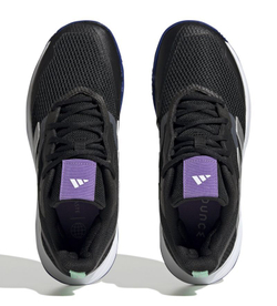 Женские Кроссовки теннисные Adidas CourtJam Control W Clay - core black/silver metallic/pulse mint