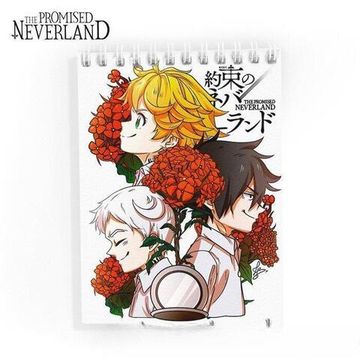 Блокнот Yakusoku no Neverland, Обещанный Неверленд главные герои