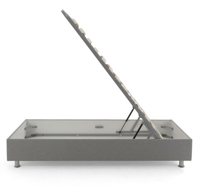 Кровать односпальная СЕРЫЙ