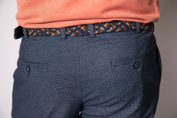 Брюки мужские молодёжные стильные полуклассика кэжуал в мелкую клетку клетчатые зимние осенние весенние демисезонные синие серые 52 XL 2XL XXL размер 170 176 182 188