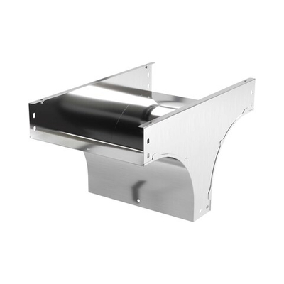 Ответвитель TD Т-образный вертикальный осн.150 H100, нержавеющая сталь AISI 304, в комплекте с крепежными элементами исоединительными пластинами, необходимыми для монтажа