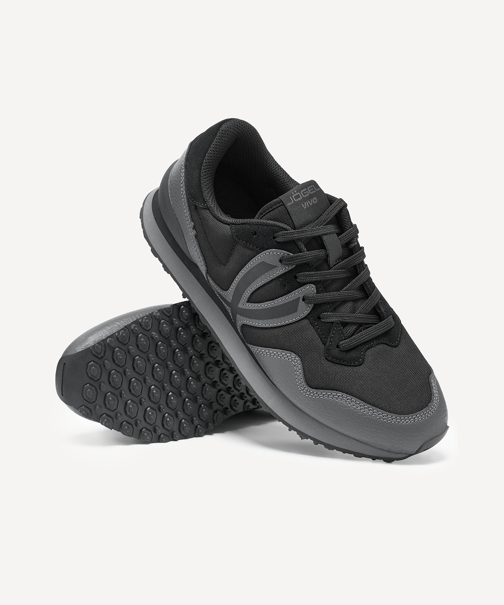 Кроссовки спортивные JÖGEL Vivo, черный/серый