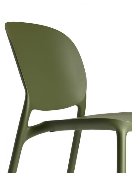 Стул пластиковый Hug Go Green Италия