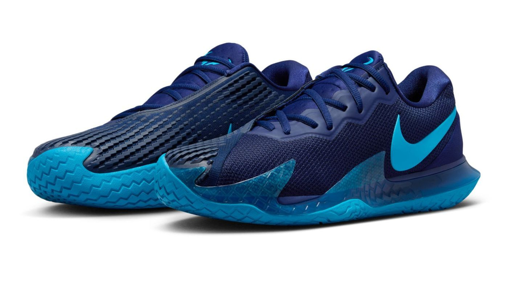 Мужские кроссовки теннисные Nike Zoom Vapor Cage 4 Rafa - небесный