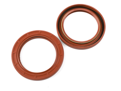 Сальник 75х102х10 а/м КАМАЗ коленчатого вала передняя (красный с пружиной/NBR) Резинотехника г. Балаково ( ОЕ 740.1005034-04 к.(NBR) )