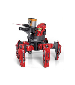 Р/У боевой робот-паук Space Warrior, лазер, пульки, красный, Ni-Mh и З/У, 2.4G