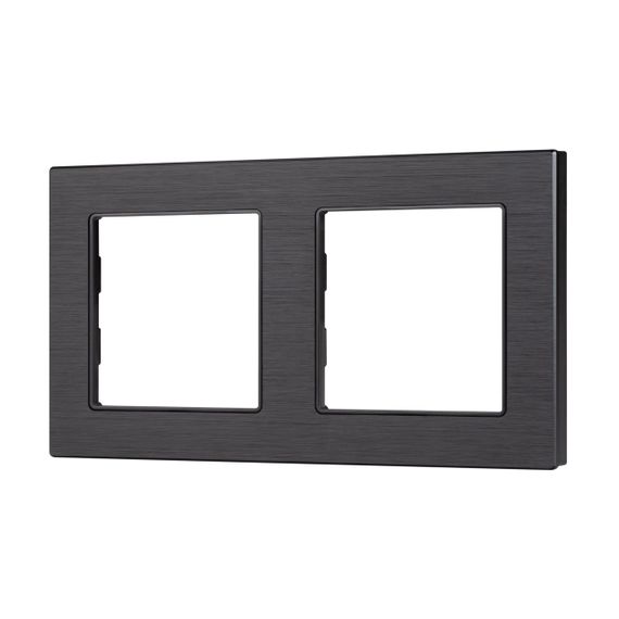 Рамка алюминиевая FRM-PRESTO-ALS-2-BK Arlight 043855
