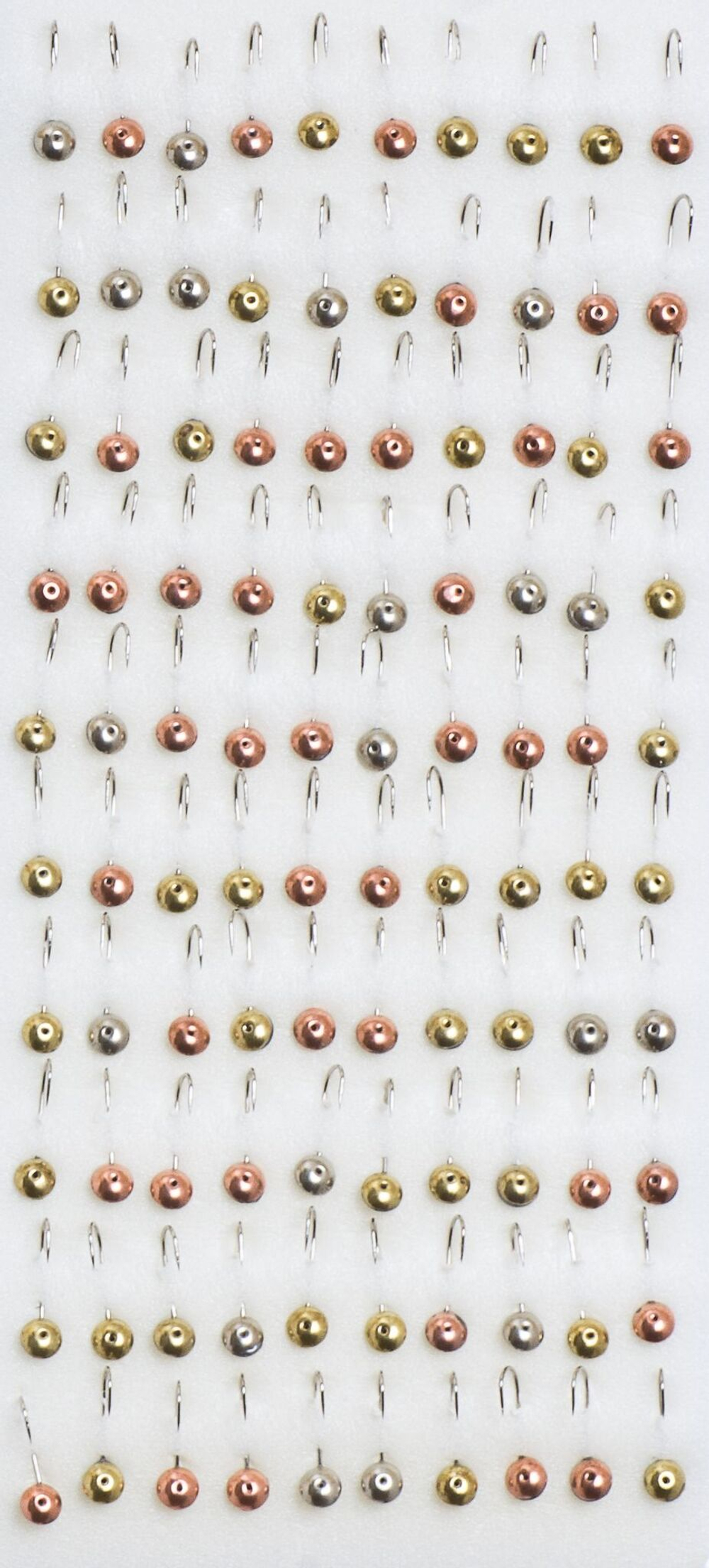 Мормышка LumiCom металлическая паяная №34 (набор), № крючка 10-4, ABC, 100 штук в наборе