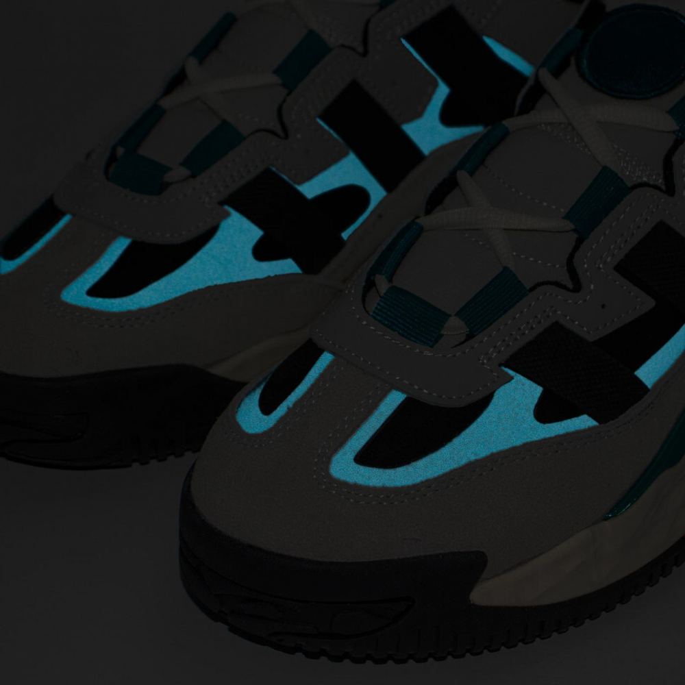 кроссовки Adidas Niteball Grey Black / Green