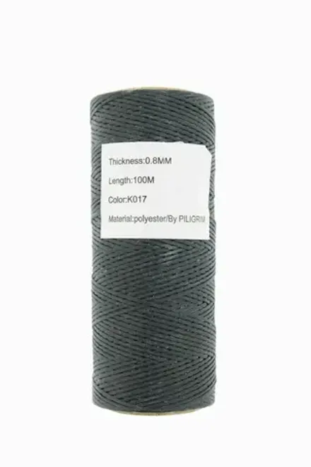 Нитки лавсан 0,8 мм, темно-серый (К017)