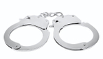 Металлические наручники Luv Punish Cuffs (Цвет: серебристый)