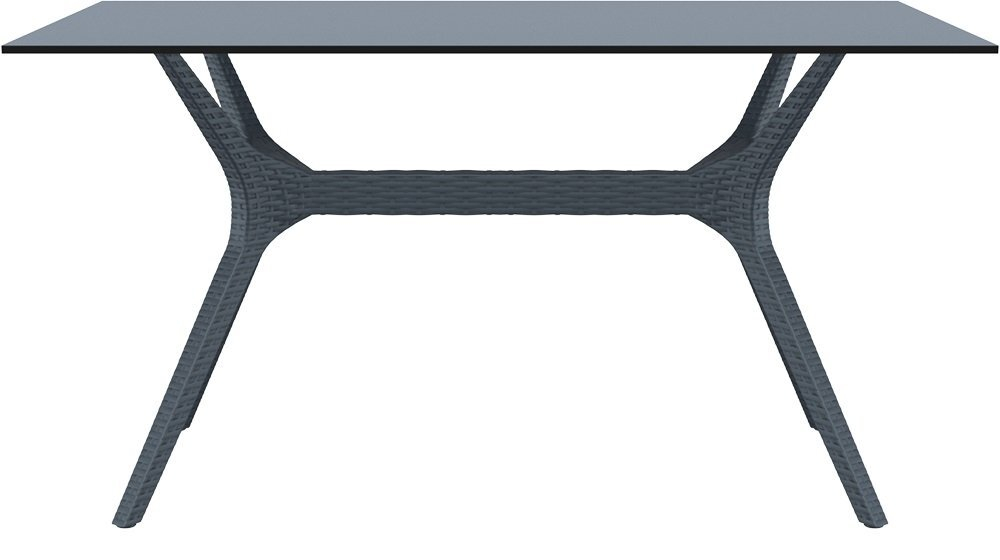 Стол пластиковый Siesta Contract Ibiza Table 140, антрацит