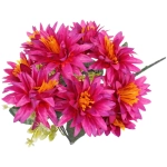 Искусственные цветы «Цветочная мелодия» Астры 50см 9 цветков бордовые