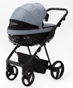 Детская коляска Adamex Quantum 3 в 1 Q-TK19 (Т.СЕРЫЙ)