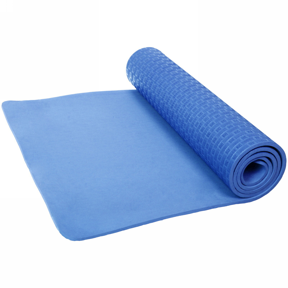 Коврик для йоги 7 мм 61х183 см «Легкость», синий