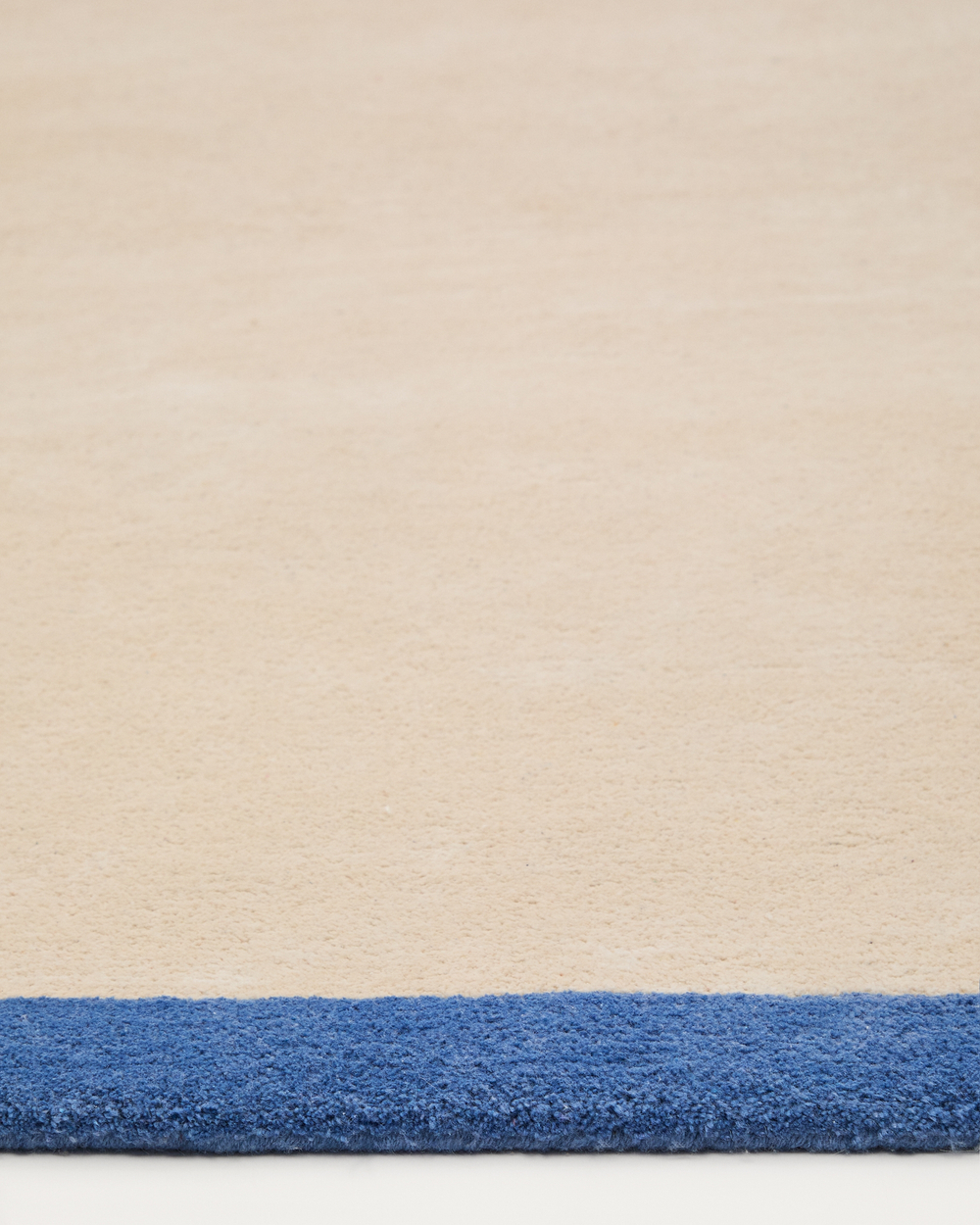 Ковер Nalim бежево-голубой 100% хлопок 90 х 150 см