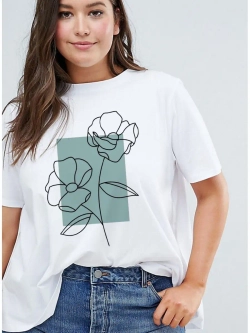 Футболка базовая белая