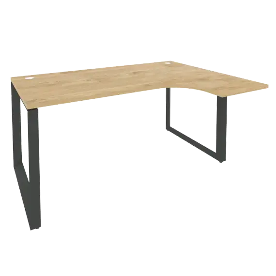 Onix Стол эргономичный правый на О-образном м/к O.MO-SA-4 (R) 1580*1180*750 (800/460)