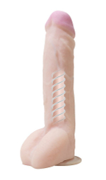 Фаллоимитатор LOVETOY F LINE, неоскин, на присоске, 25 см