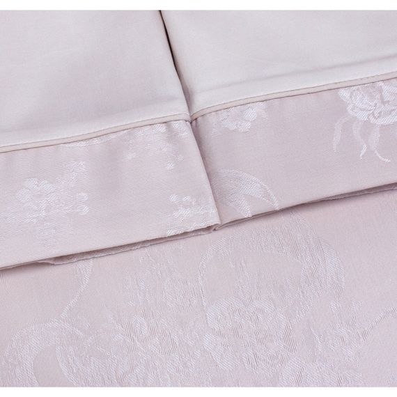 Постельное белье Josephine пудра жаккард deluxe TIVOLYO HOME Турция