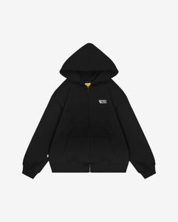 Худи Zip Gear Oversized черное