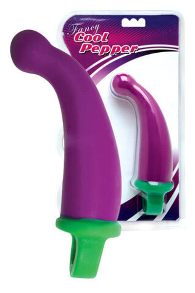 Фиолетовый стимулятор точки-G  Перчик