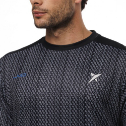 Мужское теннисное поло Drop Shot Anacor JMD T-Shirt Men - Black