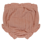 Шорты для новорожденных из хлопкового муслина цвета пыльной розы из коллекции essential 6-9m